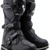 ILM Kids Black Motorcycle Boots TPU Protection-0