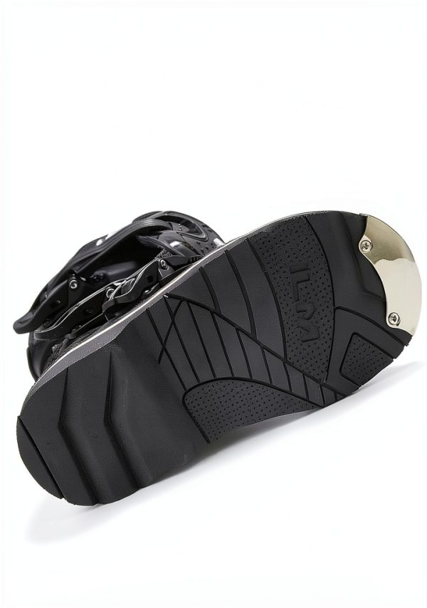 ILM Kids Black Motorcycle Boots TPU Protection-2