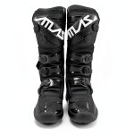 Men's Motorcycle Boots A5000 Red Black Mud Guard-0