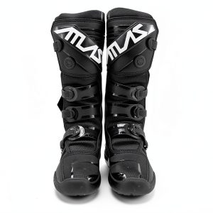 Men's Motorcycle Boots A5000 Red Black Mud Guard-0