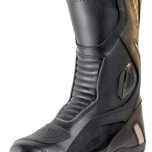 Mens Motorcycle Boots RiderPro Black Size 12-0
