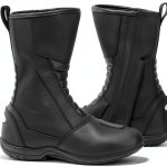 Motorcycle Boots Saga Moto Black Leather Men-0