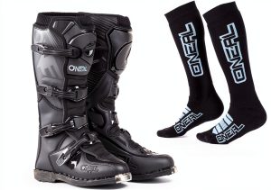 O'Neal Mens Motorcycle Protective Boots Black-0