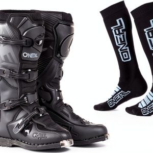 O'Neal Mens Motorcycle Protective Boots Black-0