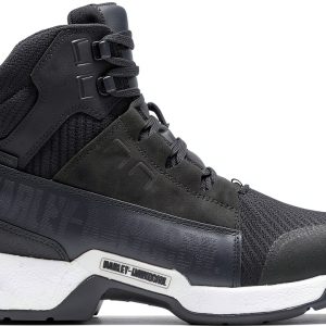 Harley Davidson Men's Light Grey Leather Boots-0
