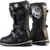 ILM Kids Black Motorcycle Boots TPU Protection-1
