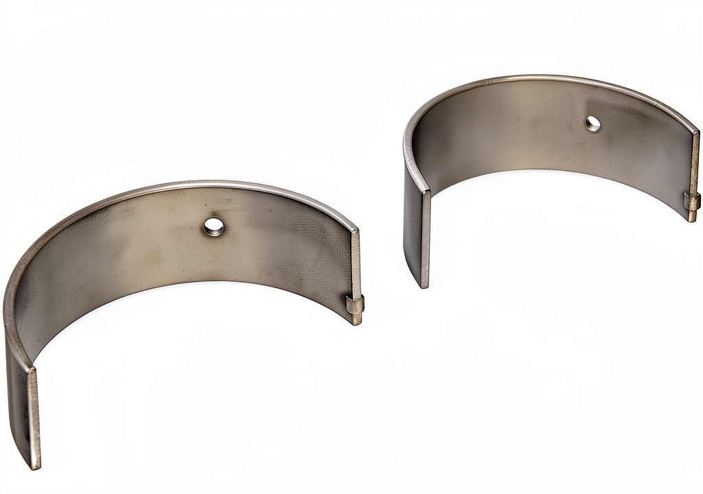 Installing Clevite CB‑831P‑20 Engine Bearing Metal Design on a workbench with press tools