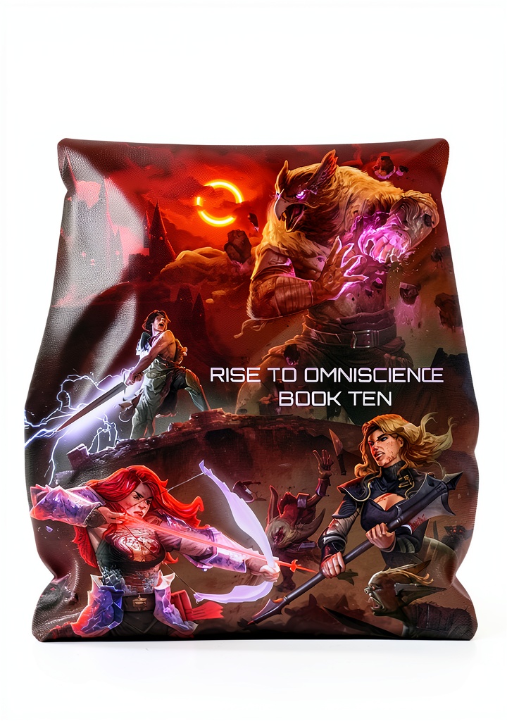 Installing Rise To Omniscience eBook by GFS Publishing Norse Martial Arts Novel on a wooden desk