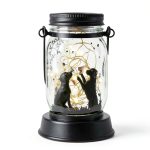 ShangTianFeng Dog Solar Lantern with Butterfly & Fairy Design – 1 Pack-0