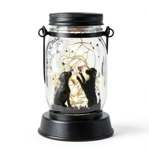 ShangTianFeng Dog Solar Lantern with Butterfly & Fairy Design – 1 Pack-0