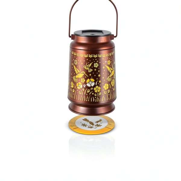 Solar Lanterns HOFLYW Metal Waterproof Hanging Lantern Dragonfly-6