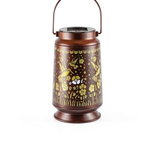Solar Lanterns HOFLYW Metal Waterproof Hanging Lantern Dragonfly-0